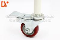 Pipe Equipments Anti Static Caster Wheels Small Size Lightweight With Brake