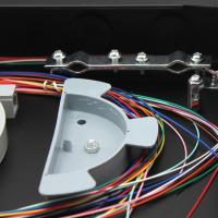 fibra de 1U 2U - a distribuição ótica quadro a montagem em rack FTTH ODF de 12 núcleos dos núcleos 24