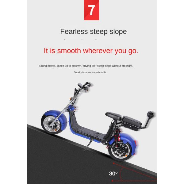 48V 1000W Electric Motorbike for Adults 14 Inch High Speed Electric Motorcycle Scooter
