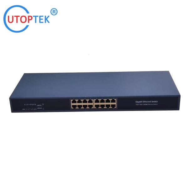 10/100/1000Mbps 16port RJ45 ethernet Network switch normal switch for CCTV