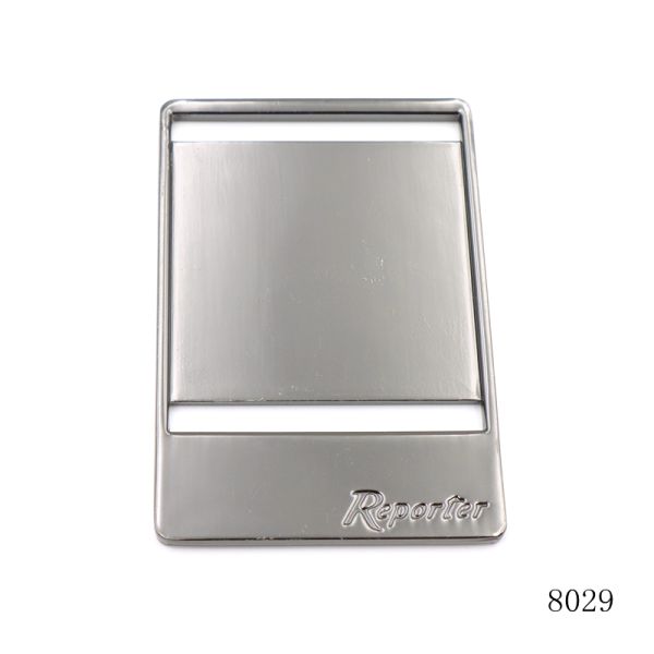 Bright Gunmetal Metal Hang Tag Custom Zinc Alloy Logo Charm Tags for Bag Strap