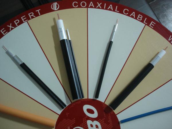 RG11 Outdoor Coaxial Cable  Flexible Coaxial Cable Metro Stations Use