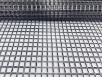 Asphalt Paving Reinforcement  Fiberglass Geogrid Bitumen Coated Prevent Cracking