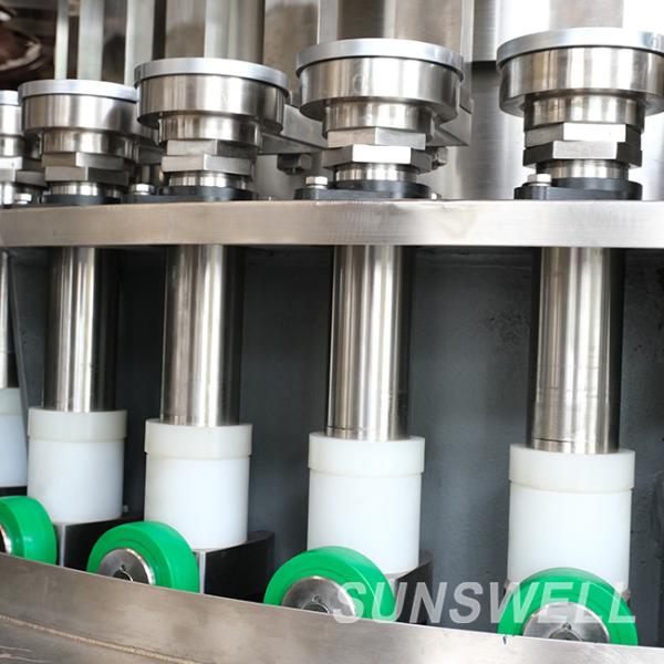 Parafuso de enchimento da lavagem do ANIMAL DE ESTIMAÇÃO da bebida da energia da personalização e de garrafa de vidro e tampão 4 de ROPP em 1 Monoblock
