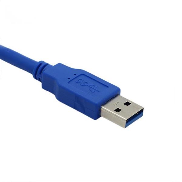 Extension Cable With Ears Blue PVC 2m 3m Usb 3.0 Male To Female