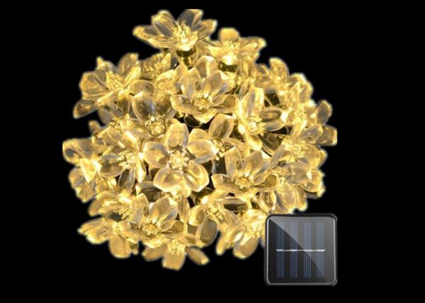A corda exterior posta solar da flor impermeável ilumina 30 diodos emissores de luz/50 lâmpadas do diodo emissor de luz