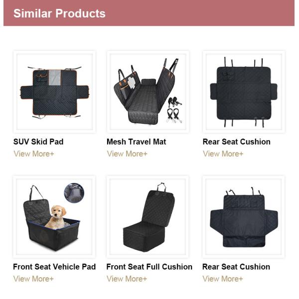 Dog Car Seat Cover for Back Seat, 4-in-1 Waterproof Pet Dog Seat Cover for SUV 100% Scratchproof Nonslip