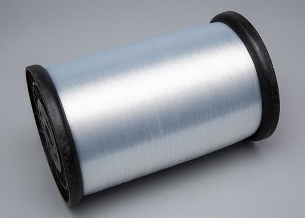 Branco cru/tingiu o fio semi maçante 0.07mm do monofilamento do poliéster 0.11mm para a confecção de malhas da malha
