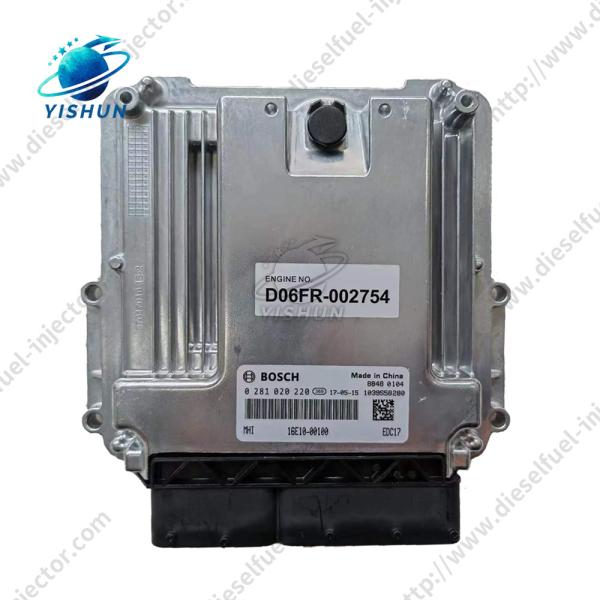 D06fr Управляющий автомобильным двигателем 16e10-00100 D06fr-002754 ECU 0281020220