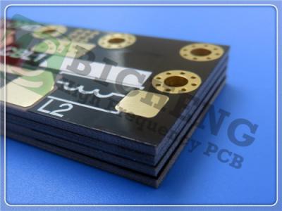 Double-Sided F4BTMS1000 PCB 6.35mm Thick Bare Copper Circuits