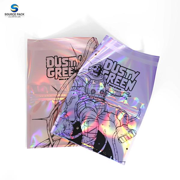 Специализированный блестящий табачный пакетик, пакет для упаковки травы, пакет для упаковки голограммный лазер