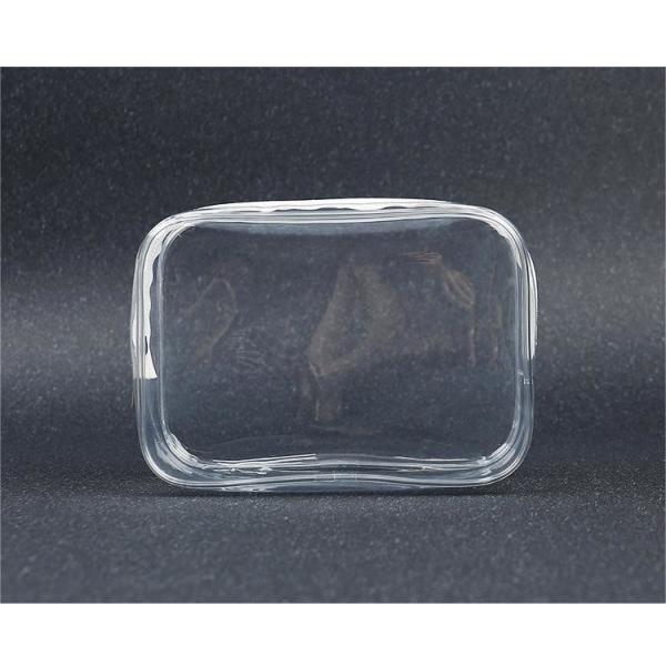 Pvc Zipper Toiletry Cosmetic Bag Custom Size Logo Clear Makeup Bag For Women Fashion Style