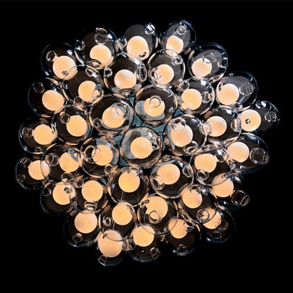 Modern Colorful Glass Ball For Dining Room Restaurant Decoration Light Fixture Luxury Large