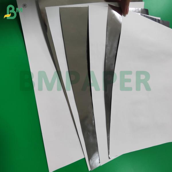 Papel de aluminio plateado de grado alimenticio de 56g 70g para envolver hamburguesas 760mm