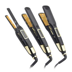 Multi Size LCD Ceramic Flat Iron Hair Straighteners , 1 Inch Hair Straightener