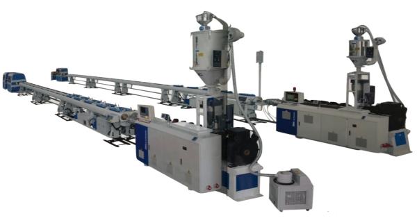 Small Caliber Plastic Pipe Production Line High Speed Special Screw Barrel Structure