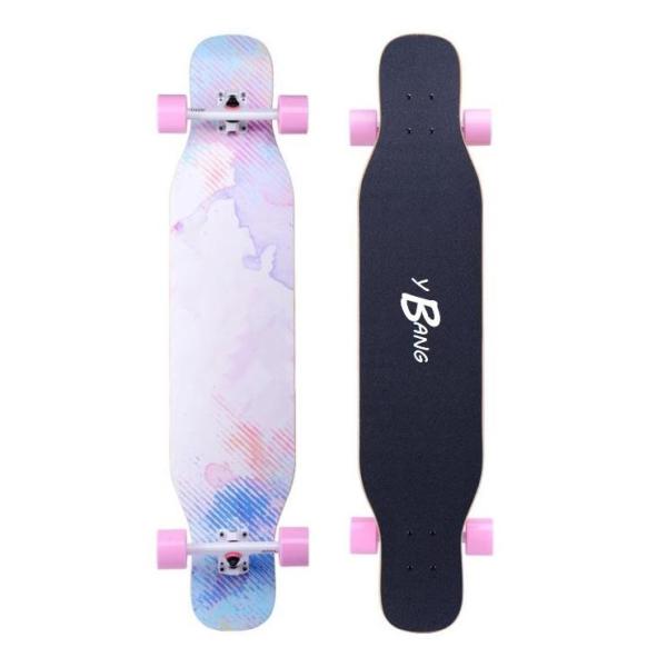 43inch Longboard Deck Skateboard Canadian Maple Wood Double Kick Concave