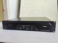 T12 2 X 1200W Amplificateur de puissance de classe A Efficacité linéaire Noir / argenté