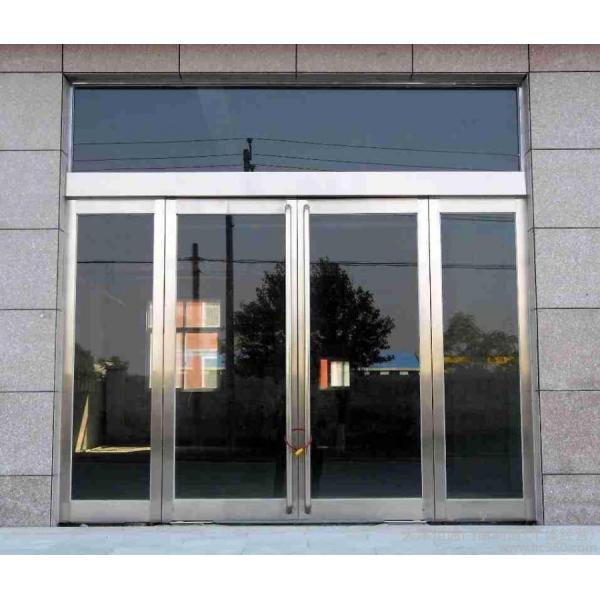 Ribbed Fluted Glass Door with EPDM/PVC Seals Handles/Hinges/Locks Accessories