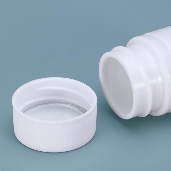 Frasco de plástico branco vazio para armazenamento de cápsulas Embalagem 20 ml por categoria alimentar