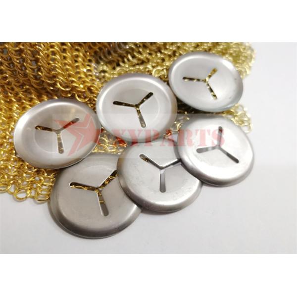 1.5 Inches Round Self Locking Insulation Washers polished CD Weld pins fixed