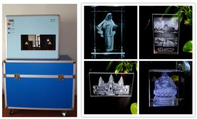 3W Diode Pumped 3D Glass Laser Engraving Machine with 2 Years Warranty