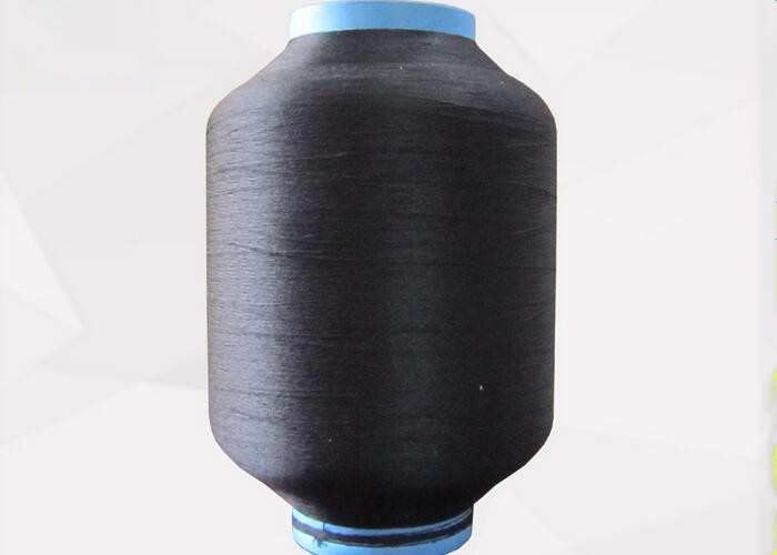 100% Raw White Or Dope Dyed Polyester Textured Yarn 75D 100D For Weaving