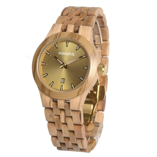 Fashion watches men luxury wrist natural wooden watches OEM watch ,Waterproof  Multifunction Quartz Movement Men Watch