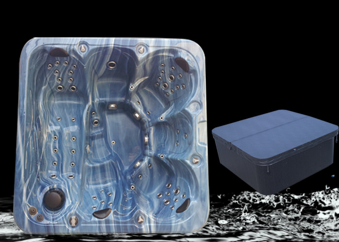 New latest design portable acrylic outdoor 6 seats hot tub & spas 2250 * 2250 * 900mm M-562D