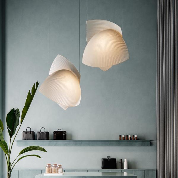 Nordic Modern Pendant Lamp Creative Personality Silk Hanging Light For Indoor Bedroom