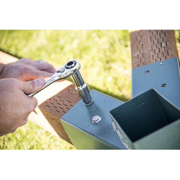 Зелёный свинг набор скобки тяжеловесная сталь А-рамка оборудование с деревянными винтами стиральные машины