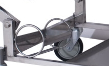 Chariot-brancard d'hôpital pour patients à hauteur variable pour transport en réanimation, capacité 150 kg