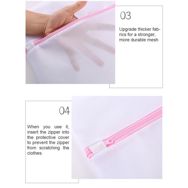 Мешок для белья сетки молнии ISO9001 60x60CM прочный