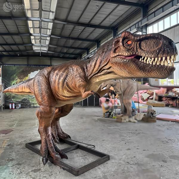 Realistic Dinosaur Sculpture Animated Model for Outdoor Exhibitions and Parades