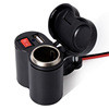 Cigarette Lighter 12-24V Motorcycle USB Charger Waterproof OEM
