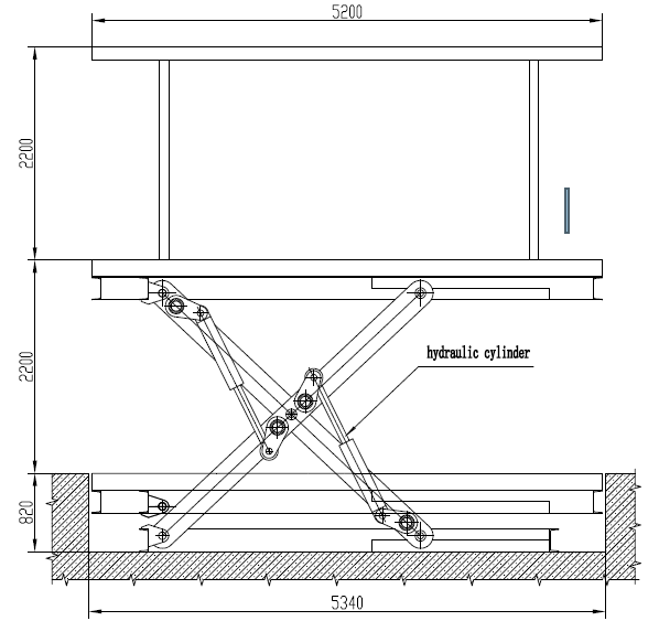 Hot Sale Simple Car Parking Lift New Design Electric Hydraulic Scissor Car Parking Lift Platform