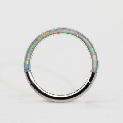 ODM de prata do OEM do titânio do anel G23 de Opal Traditional South Indian Nose