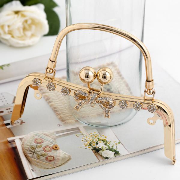 20.5*6cm Kiss Ball Clasp Purse Clasp Frames For Lady Handbag