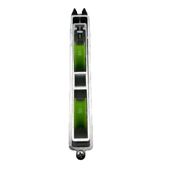 19mm and 22mm width Aluminum Housing Sliding Door Bottom Rollers Heavy Duty ODM