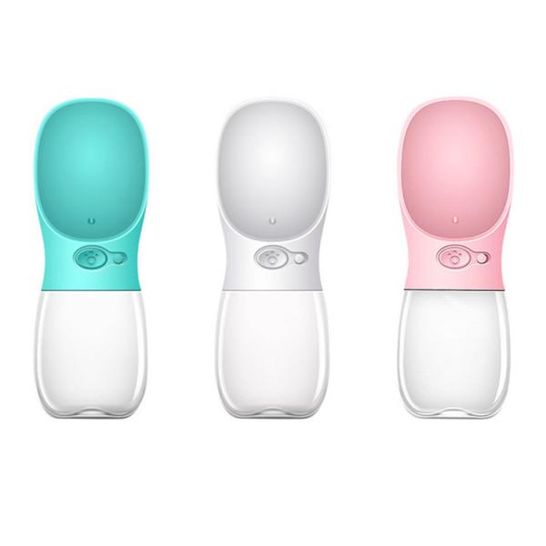 Outdoor Walking Dog Cat Cup 350ml 550ml Portable Pet Water Bottle