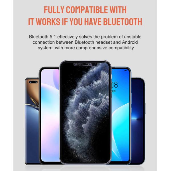 Wireless Running Earphones Earhook Noise Canceling HiFi Stereo Sound For Iphone