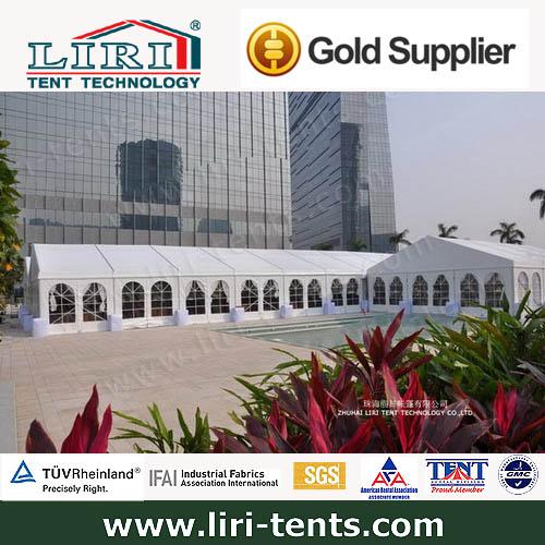 White Clear Span Marquee Tent 9m For Outdoor Wedding Party