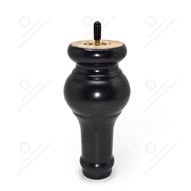 High-quality Gourd-shaped Cabinet Legs for Furniture Sofa Support Legs and Wooden  Sofa Legs for Furniture Accessories
