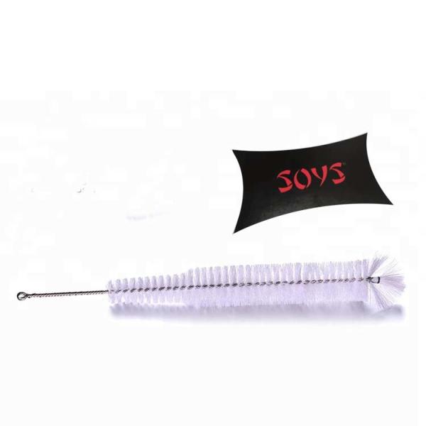 Stainless Steel Long Pipe Cleaning Brush 15.5cm Nylon Tube Brushes