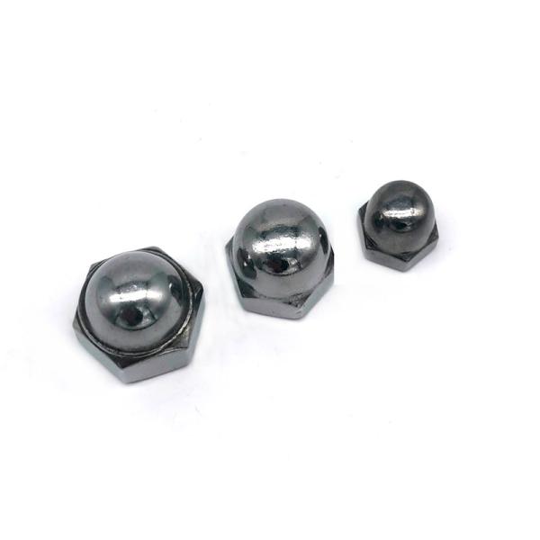 High Tensile Decorative Hex Cap Nuts , Stainless Nuts Drawing Request Finish