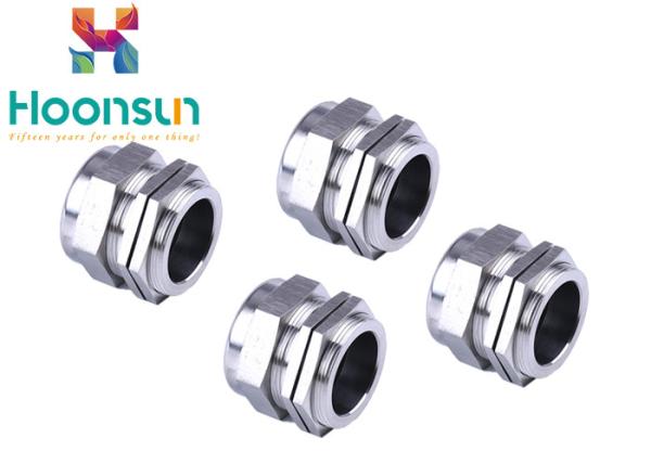 PG16 SS316L Metal Cable Gland Outdoor And Indoor With NBR Hermetic Seal