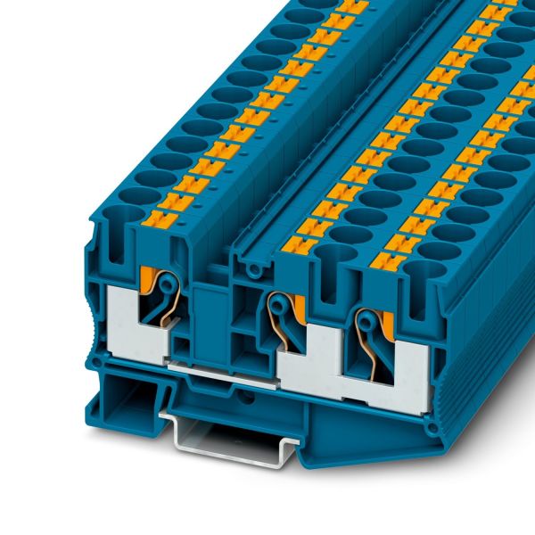 3208747 Blue Phoenix Contact Original Terminal Relay PT 10-TWIN BU - Feed-through terminal block