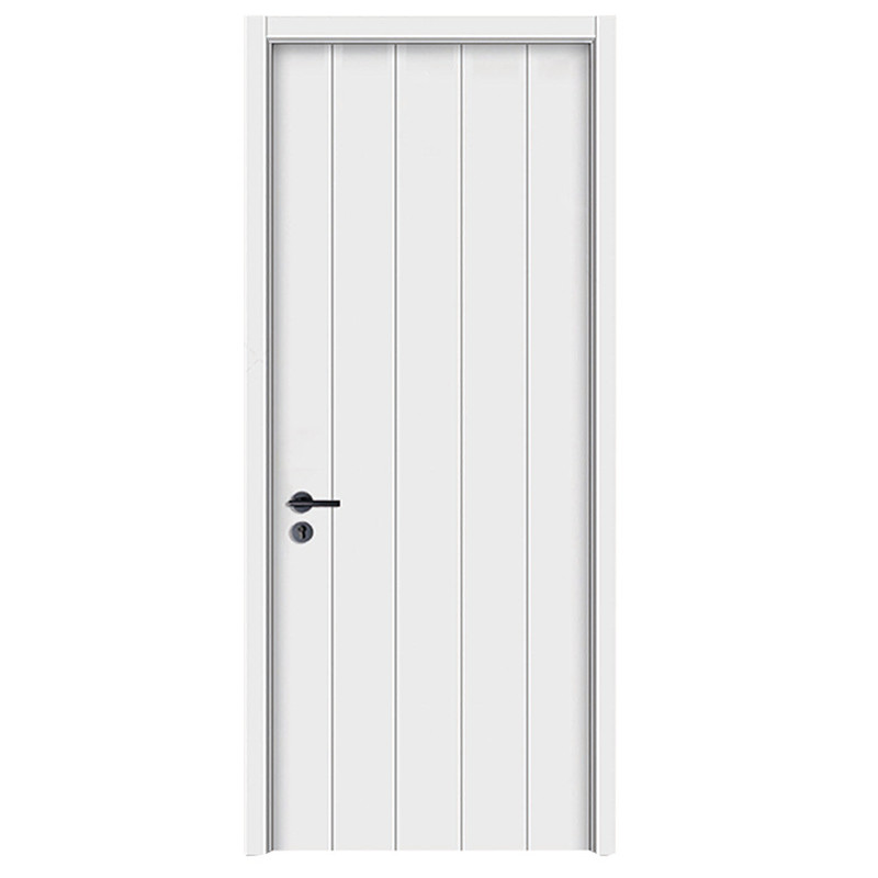 Composite Internal Room Wood Wpc Door Interior Doors Manufacturer Wholesale Price Waterproof for Bathroom With Smart Lock