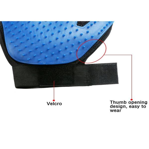 Brush Tool True Touch Pet Grooming Glove Breathable Mesh Cloth Pet Massage Glove