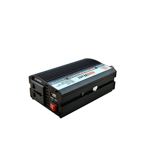 Car Inverter 400W Modified Sine Wave Inverter chang DC12v12Ah lead-acid cell Battery to 220V ce gw900g Warranty oneyear